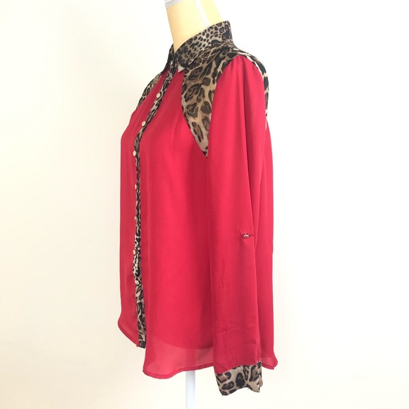 Day & Night | Sheer Button Down Shirt - Picture 3 of 11